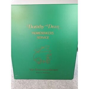 Vintage Dorothy Dean Homemakers Service Recipe Binder Spokesman-Review W-Series